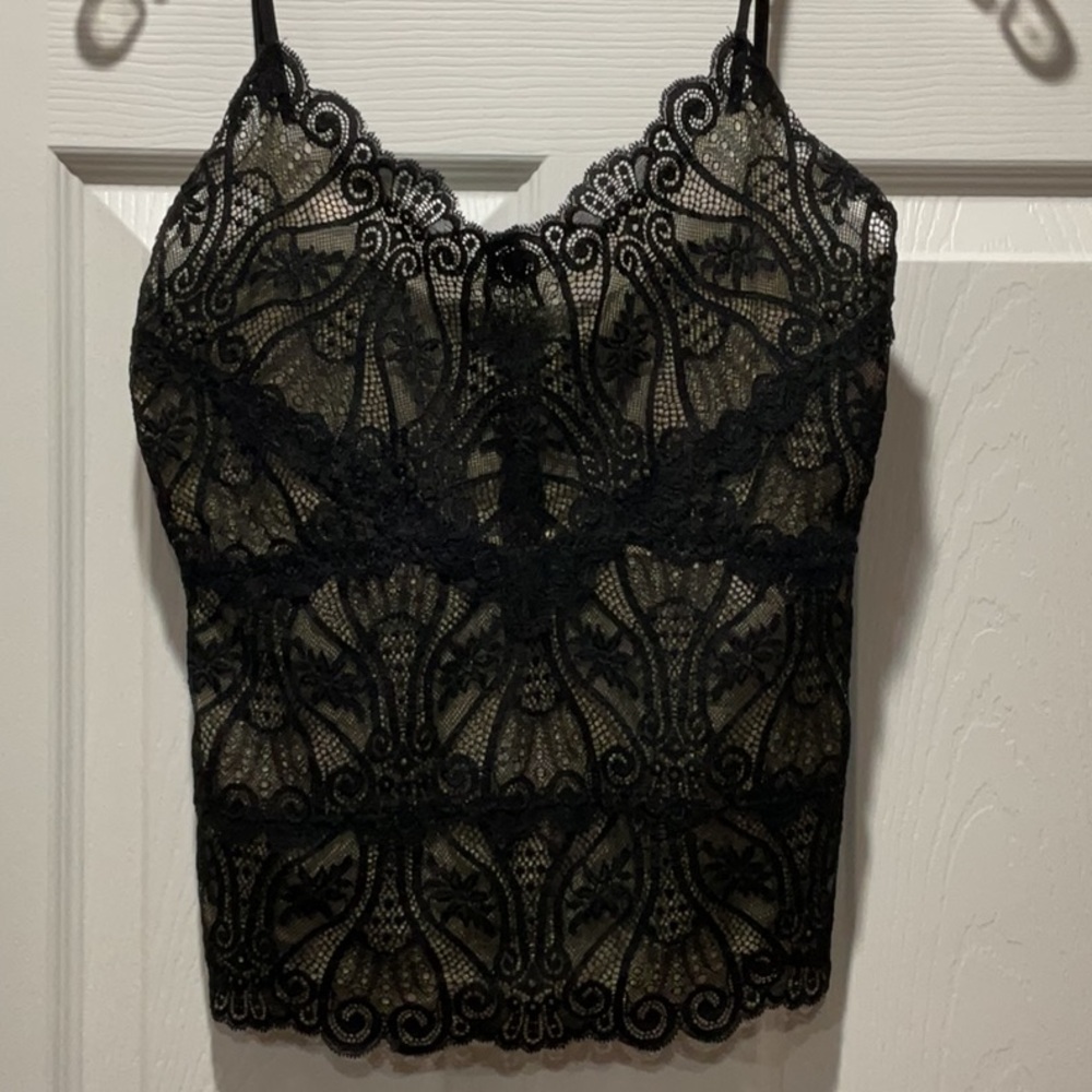 The Limited sexy black lace camisole top XS